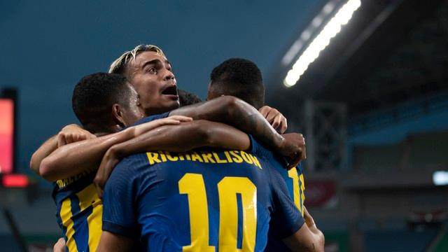 海星体育-梅开二度 理查利松追平罗纳尔多奥运会进球数！